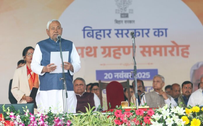 Nitish Sworn In As Bihar CM For Record 10th Time