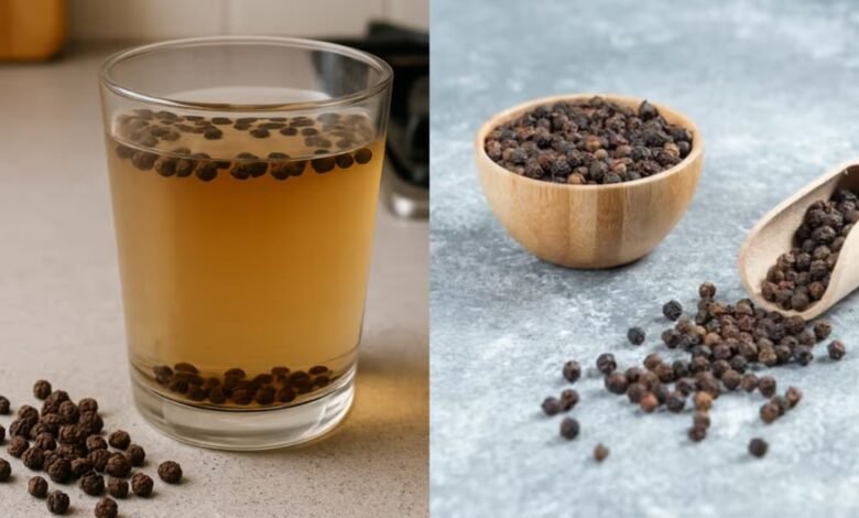 Black Pepper Water: सर्दियों में काली मिर्च पानी पीना बन सकता है सेहत का सुपरहिट इलाज पेट और इम्युनिटी दोनों मजबूत करे