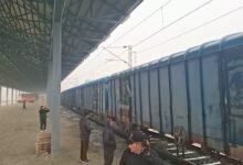 First food grain freight train Kashmir Food security Kashmir FCI