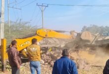 JMC illegal construction drive Jammu illegal encroachment demolition
