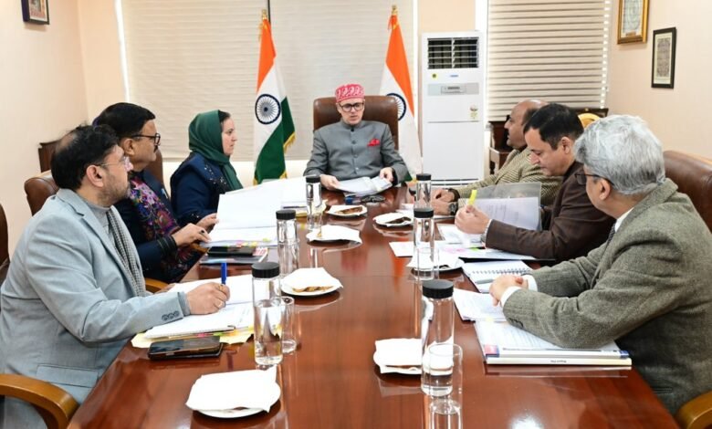 Omar Abdullah Cabinet Meeting Jammu Kashmir Cabinet News