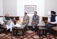 NC MPs in Rajya Ssabha Amit Shah Meeting