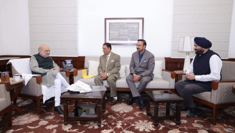 NC MPs in Rajya Ssabha Amit Shah Meeting