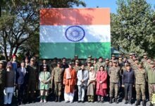 Vijay Diwas - Lieutenant Governor Sinha unveils 108-ft high mast National Flag at Kachrial