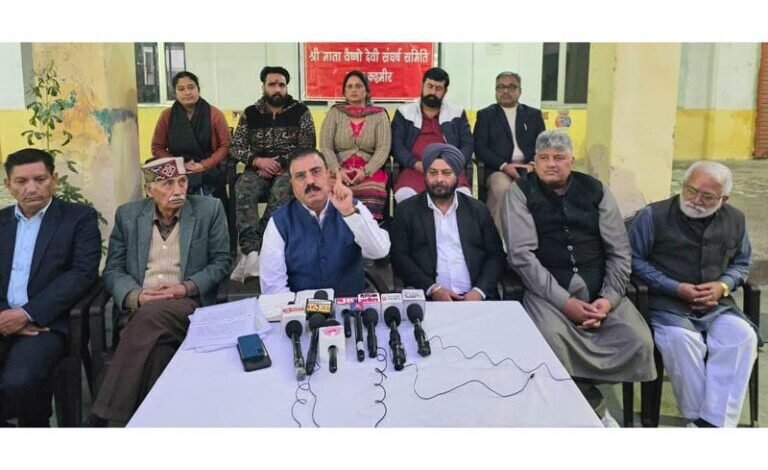 Vaishno Devi Shrine Board controversy Sangharsh Samiti protest Jammu