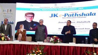CM Omar Abdullah launches JK e-Pathshala tele education channel