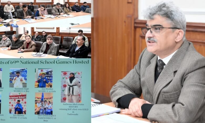 Chief Secy assesses the ambitious sports and youth development calendar for 2026
