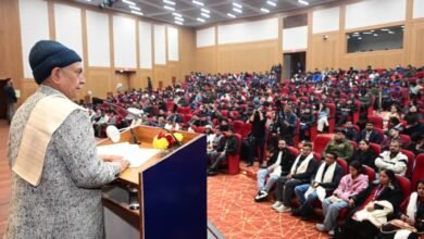 Lieutenant Governor Sh Manoj Sinha attends the valedictory session of International Painting Workshop at IIM Jammu