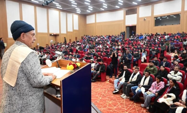 Lieutenant Governor Sh Manoj Sinha attends the valedictory session of International Painting Workshop at IIM Jammu