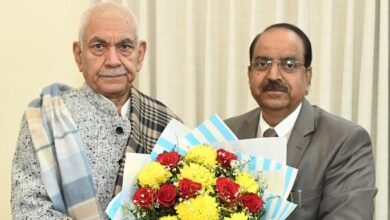 Prof. B. N. Tripathi, Vice Chancellor, SKUAST–Jammu called on Lieutenant Governor Shri Manoj Sinha