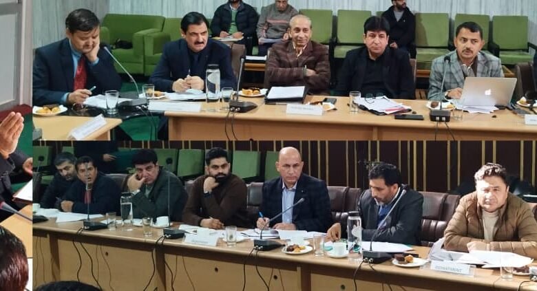Sagar chairs PUC meeting; examines audit paras of JK MSCL