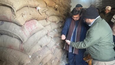 Satish Sharma conducts surprise visit of FCI godowns, emphasises quality food grains for public distribution