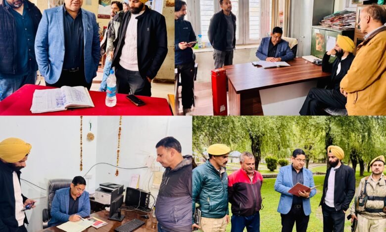 ADC Bhaderwah conducts surprise inspection of government offices, warns against irregularity