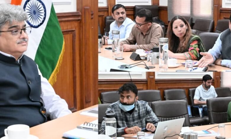 CS assesses the impact & implementation of PMIS in J&K-16