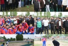 DC, SSP inaugurate Cosco Cricket tournament in Shopian