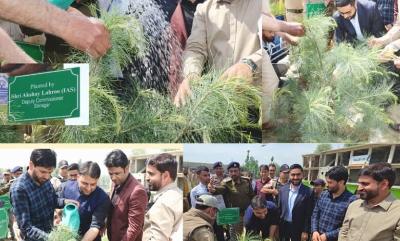 DC Srinagar leads plantation drive under ongoing 100-day intensive Nasha Mukt J&K Abhiyan