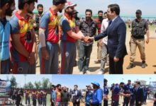DC throws open District Level Cricket Tournament at Sports Stadium Budgam