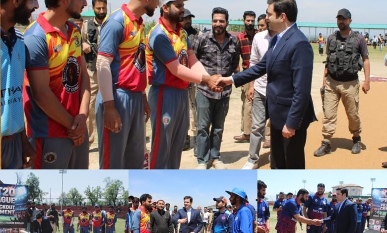 DC throws open District Level Cricket Tournament at Sports Stadium Budgam