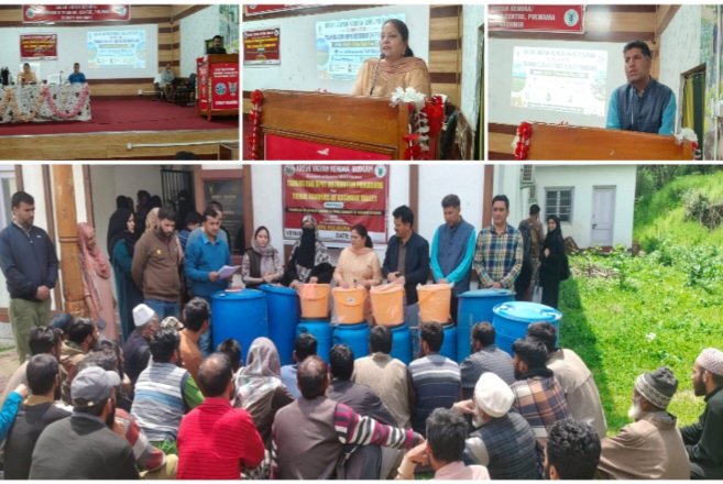 KVK Budgam organizes Input Distribution programme under Tribal Sub Plan