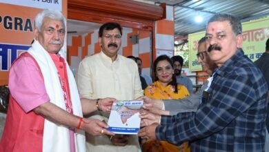 Lieutenant Governor Shri Manoj Sinha attended the ceremony marking the upgradation of 'Apna Bhojanalaya' at Government Medical College Jammu (1)