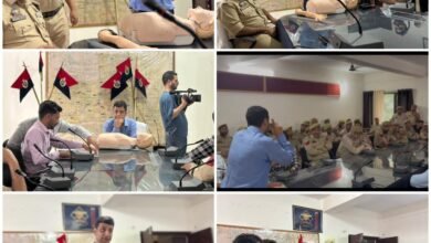 Police Personnel trained in First Aid, CPR at Poonch