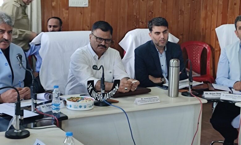 Rana chairs district review meeting in Ramban_ stresses timely execution and quality monitoring of projects-23