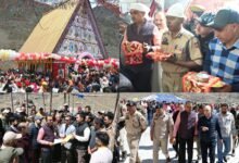 Shri Machail Mata Ji Temple reopens-Div Com, IGP Jammu pay obeisance at Revered Shrine