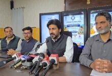 Officials briefing media about Census 2027 Baramulla digital survey preparations