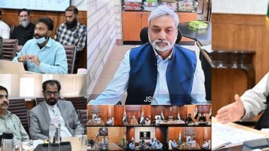 Chief Secretary Atal Dulloo reviewing J&K Land Records Digitization progress meeting
