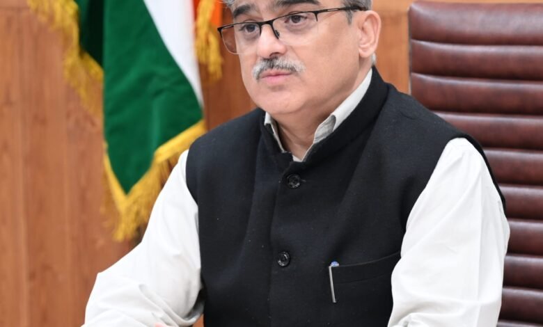 Chief Secretary Atal Dulloo chairing meeting on J&K Economy Boost and MSME growth