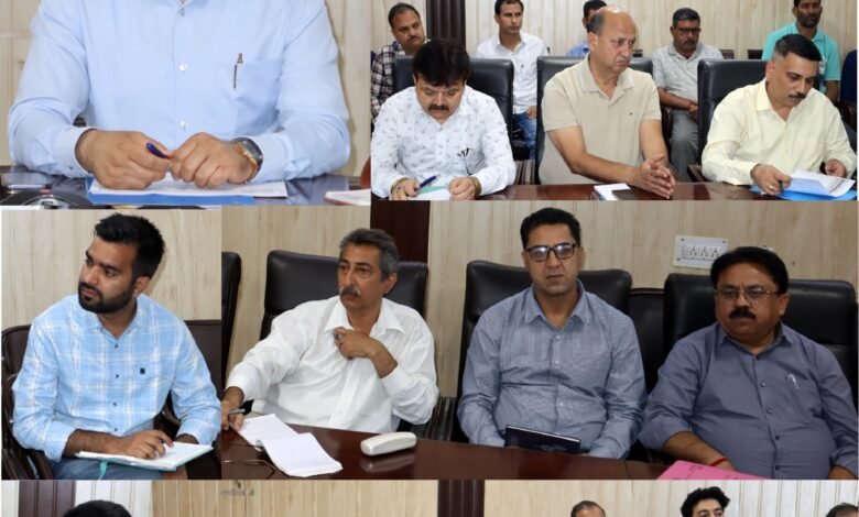 DC Ramban reviews implementation of Social Security Schemes, PMKMY