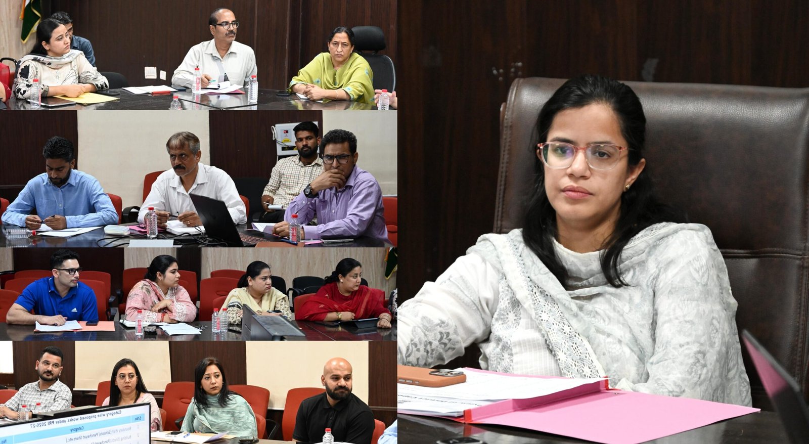 DC Samba Ayushi Sudan reviewing Samba Development Plans meeting under District Capex Budget 2026-27