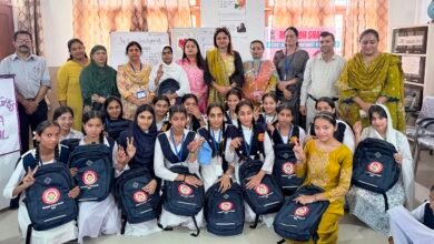 Mission Shakti Jammu felicitates meritorious Girl students at PM Shri GHSS Khanna Chhargal