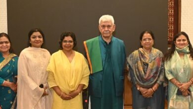 Women Commission Meeting J&K with NCW Chairperson Vijaya K Rahatkar and LG Manoj Sinha in Jammu Kashmir