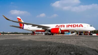 Air India Flights suspension के बीच airport पर खड़ा Air India विमान