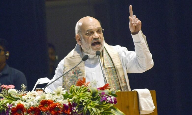 Amit Shah Smart Border project को लेकर BSF कार्यक्रम में संबोधित करते केंद्रीय गृह मंत्री अमित शाह