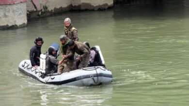 Bandipora Drowning Incident rescue operation near Jhelum river in Hajin area of Kashmir