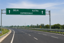 Delhi Katra Expressway project connecting Delhi and Katra to improve road connectivity between NCR and Jammu and Kashmir.