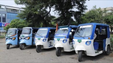 E-rickshaw drivers and passengers in Jammu as Transport Department makes meter system mandatory for fair fare charges