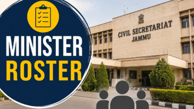 Jammu Minister Roster 2026 issued by Jammu and Kashmir Government to improve administrative transparency and public grievance redressal.