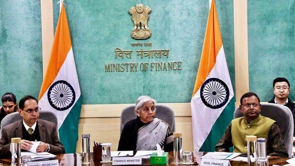 Jammu and Kashmir Government officials discussing austerity measures and budget restrictions in finance meeting