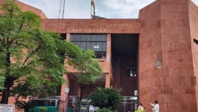 High Court of Jammu and Kashmir and Ladakh building during official administrative announcement