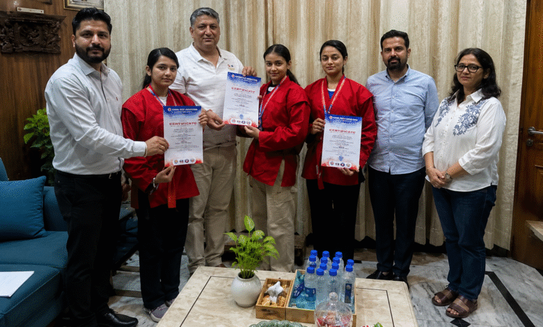J&K Girls Team at Sambo National Championship 2026