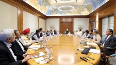 PM Modi reviewing Ken Betwa Project and infrastructure projects during PRAGATI Meeting.