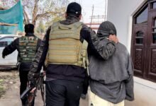 J&K Police personnel during security operation in Kishtwar after arresting two accused linked to helping foreign terrorists.