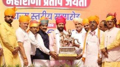 People attending Maharana Pratap Jayanti celebration programme in Jammu with cultural and patriotic activities