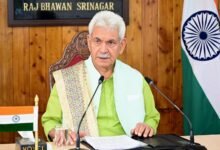 Drug Free Jammu Kashmir meeting me LG Manoj Sinha officials ke sath review karte hue