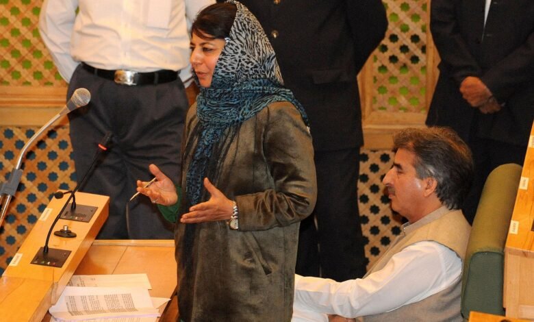 Backdoor Jobs Jammu Kashmir issue raised by Mehbooba Mufti