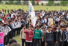 Nasha Mukt J&K Mission rally in Srinagar TRC stadium