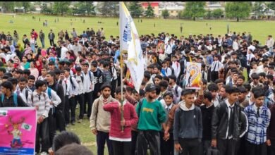 Nasha Mukt J&K Mission rally in Srinagar TRC stadium